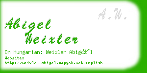 abigel weixler business card